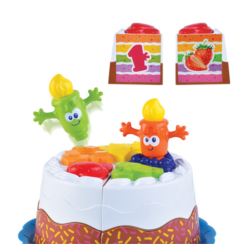 Hap-P-Kid Little Learner Match N Stack Birthday Cake
