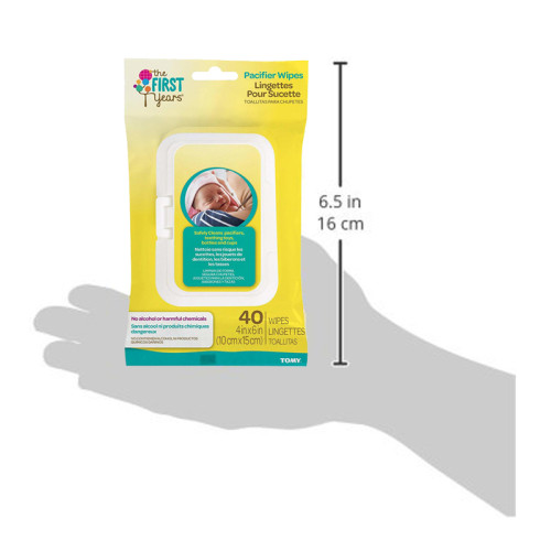 THE FIRST YEARS Pacifier Wipes (4 packs x 40 pieces) 